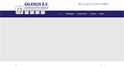 Desktop Screenshot of kalkhuis.nl